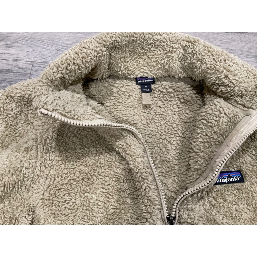 Patagonia Los Gatos 1/4 Zip Fleece Pullover Tan Khaki Womens Medium 25235 - Picture 3 of 14
